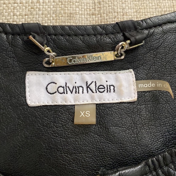 CALVIN KLEIN LEATHER VEST - Picture 3 of 3